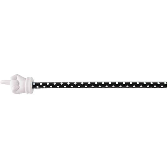 Teacher Created Resources Black Polka Dots Hand Pointer, 5ct.